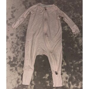 Loulou Lollipop Girls' One-Piece Pink Floral Print Sleeper 6-12 Months